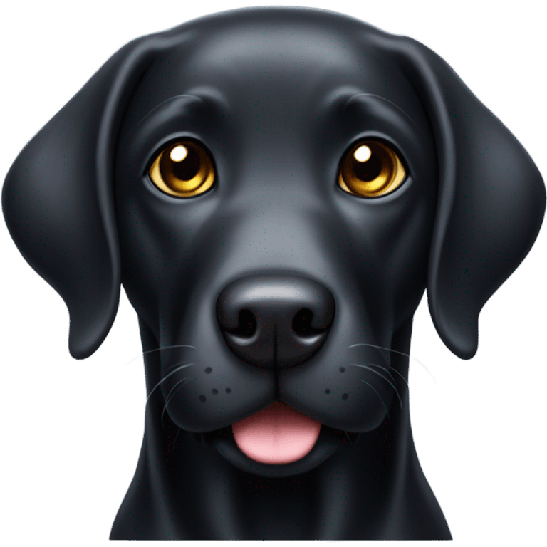 Black lab emoji