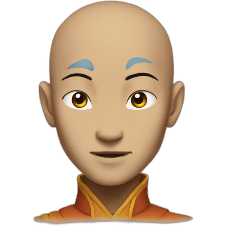 Avatar state aang emoji