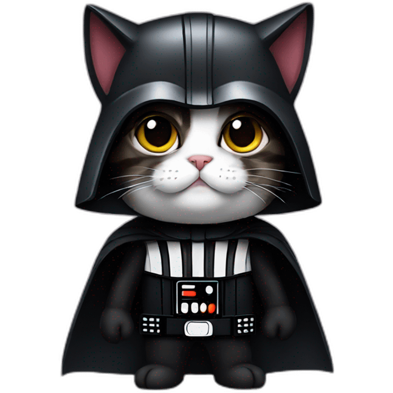 cat in a darth vader costume emoji