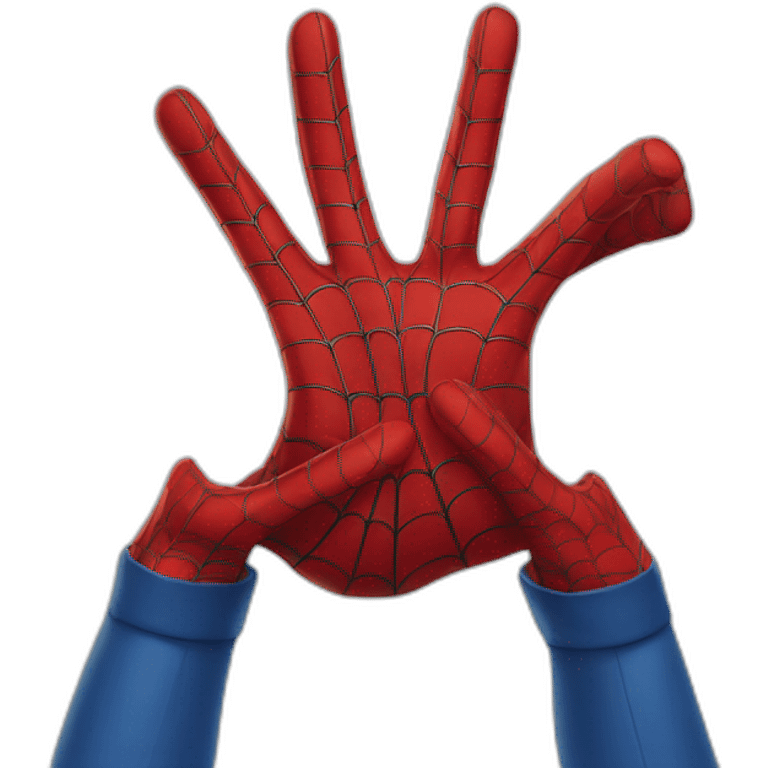 Spider-Man hand gesture emoji