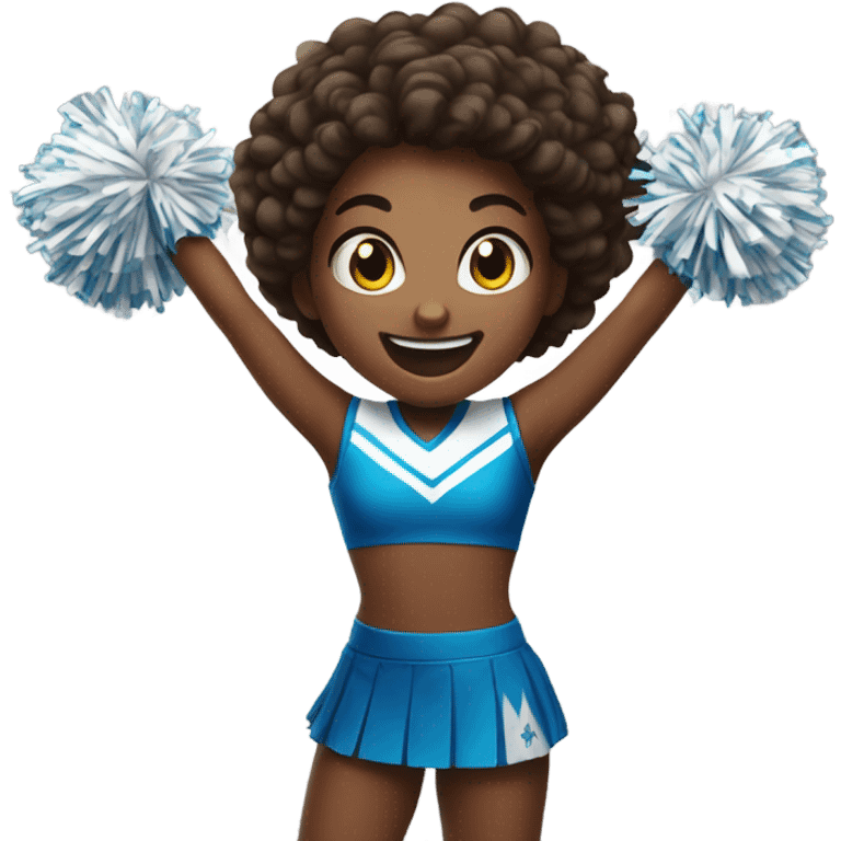 Girl cheerleader emoji