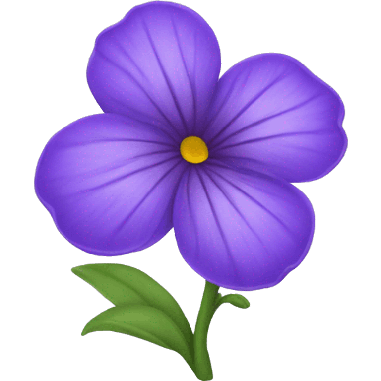 violet flower  emoji