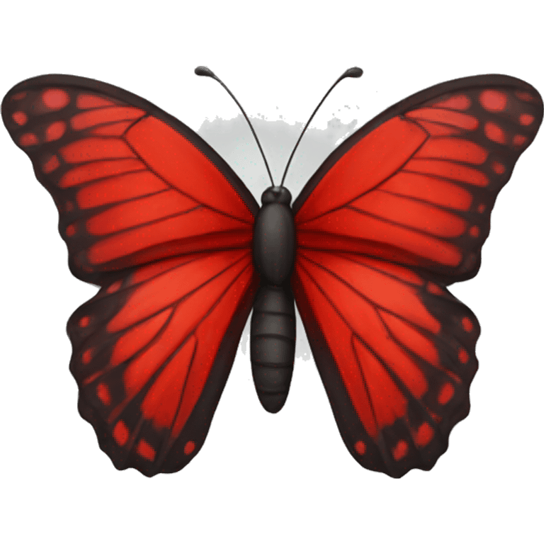 Red butterfly  emoji