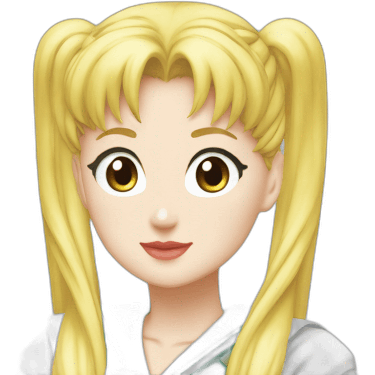 Usagi Tsukino from "Sailor Moon" emoji