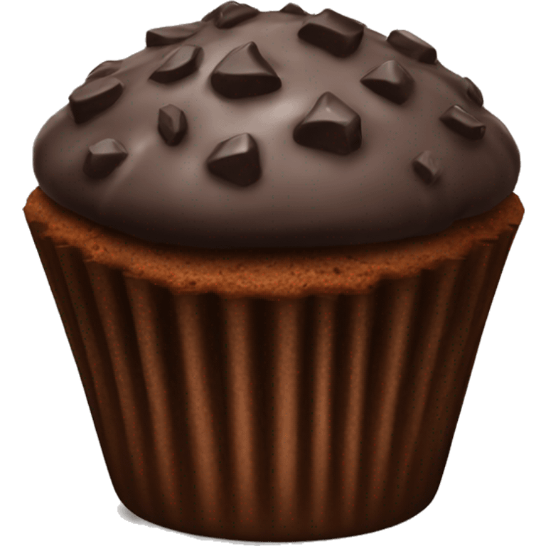 triple chocolate muffin emoji