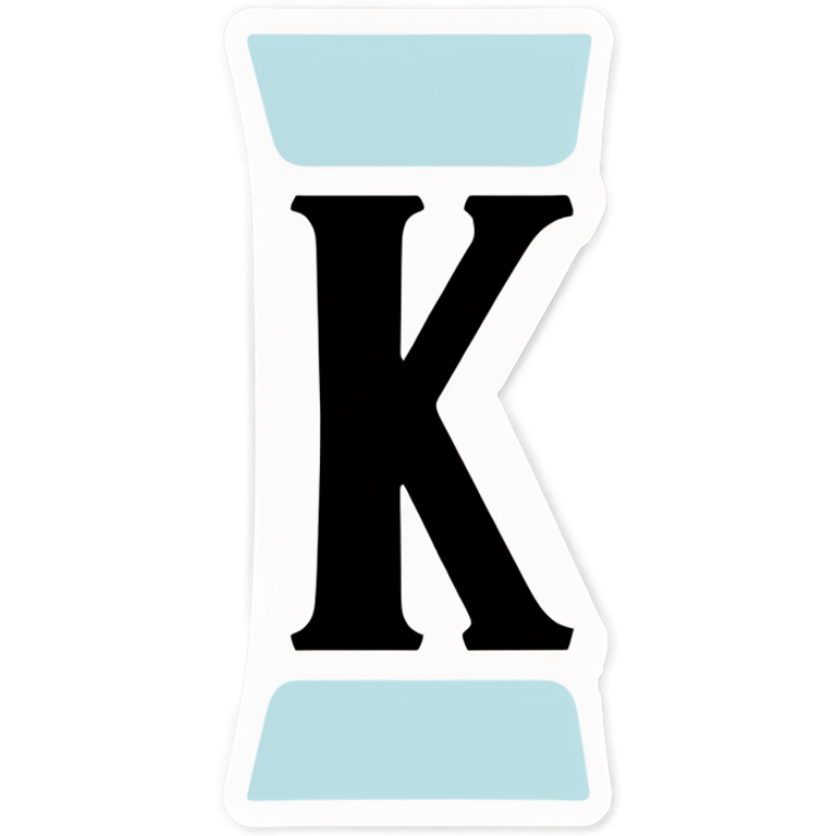 Backwards k emoji