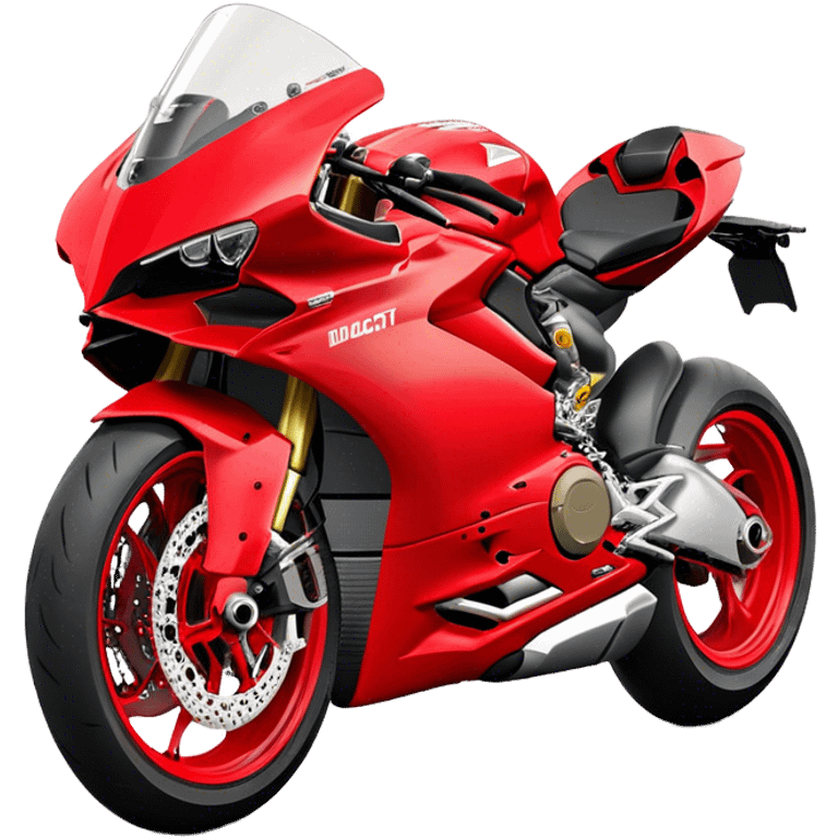 Ducati Panigale (Sportbike) - Ducati Panigale V4 (Model Year: 2022) (Iconic colour: Red) emoji