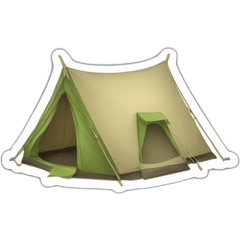 tent sticker emoji