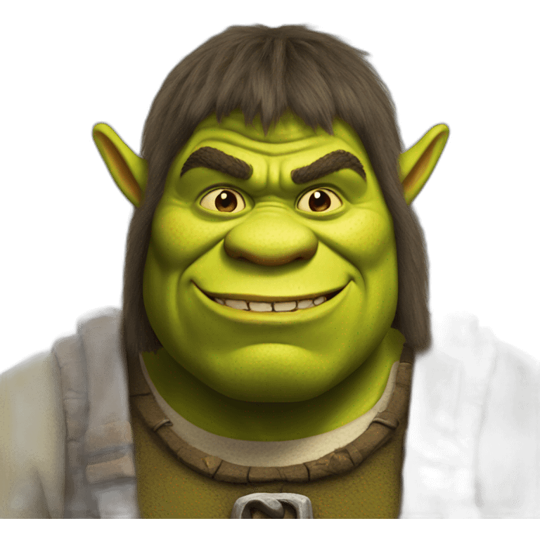 Shrek troll emoji