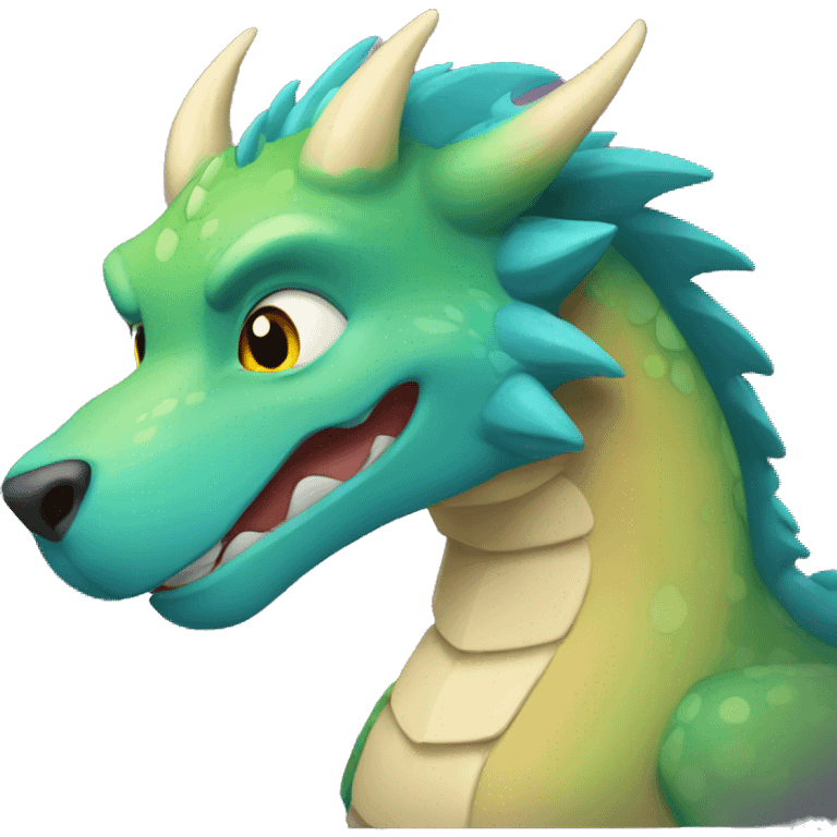 Dragón oso emoji