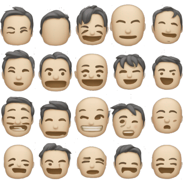 20个鼻涕虫不同情感的表情 emoji