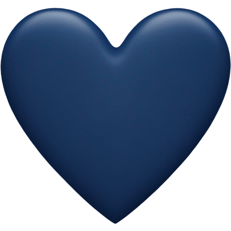 navy blue heart emoji