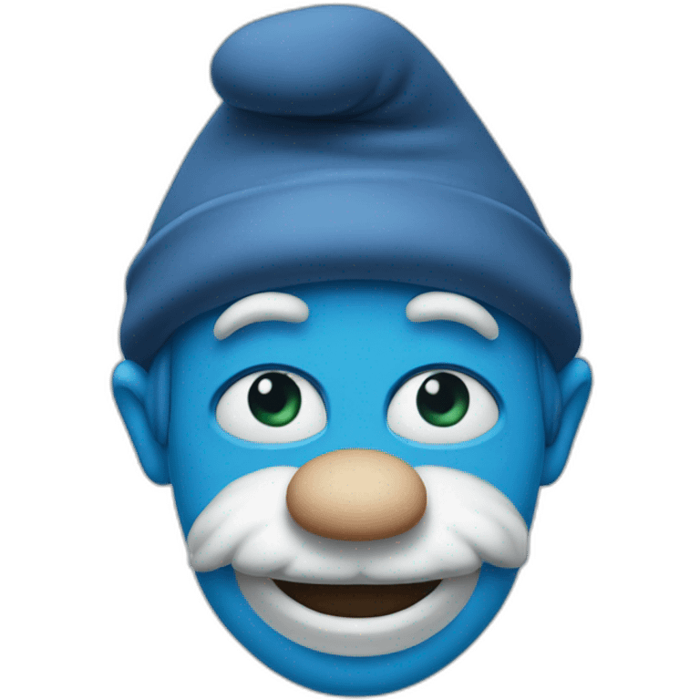 smurf-face emoji