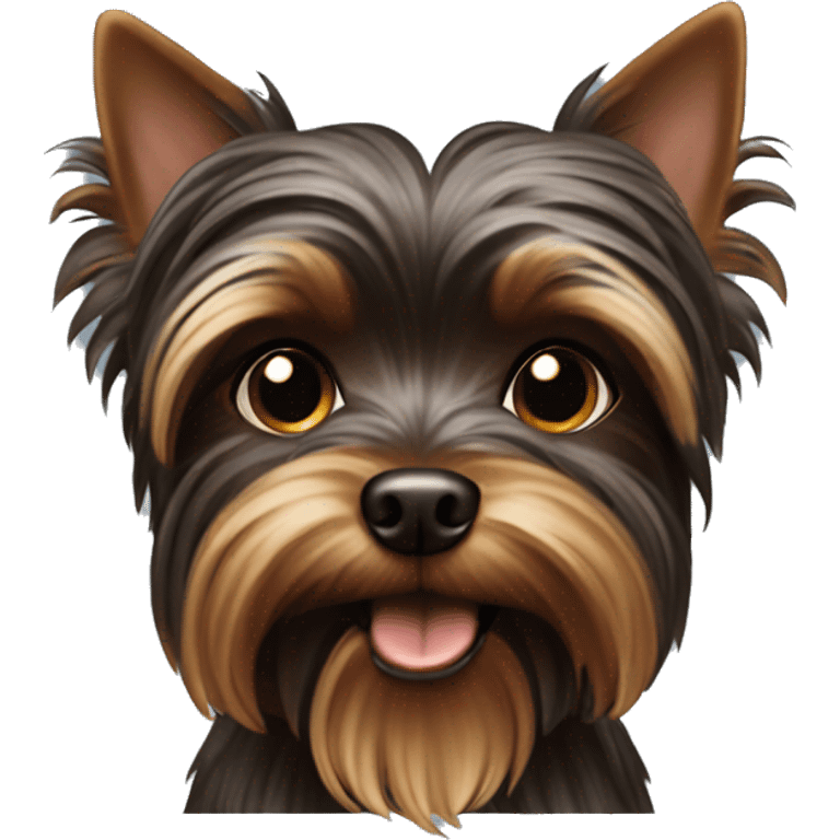 Dark Chocolate Yorkshire Terrier emoji