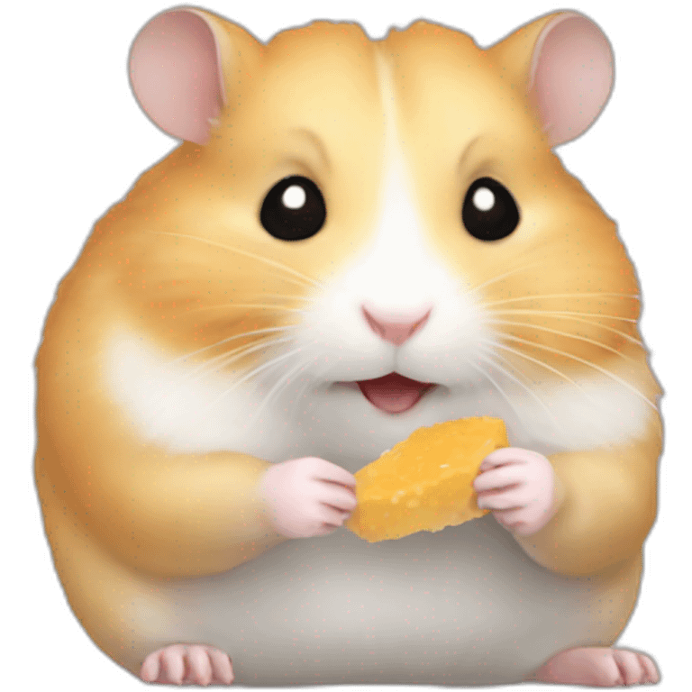 Hamster eating emoji