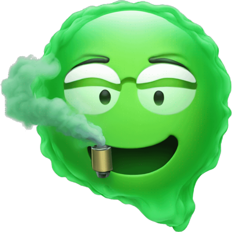 Green vape emoji