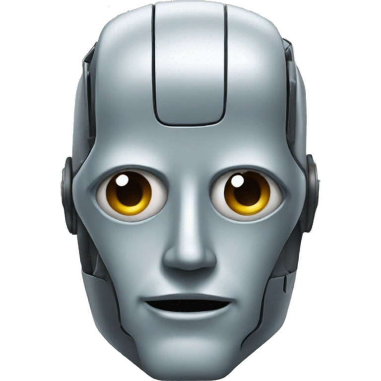 Robot head emoji