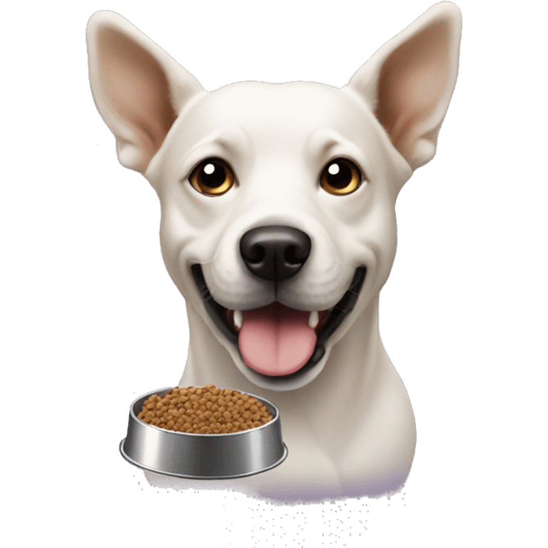 dog with feeders  emoji