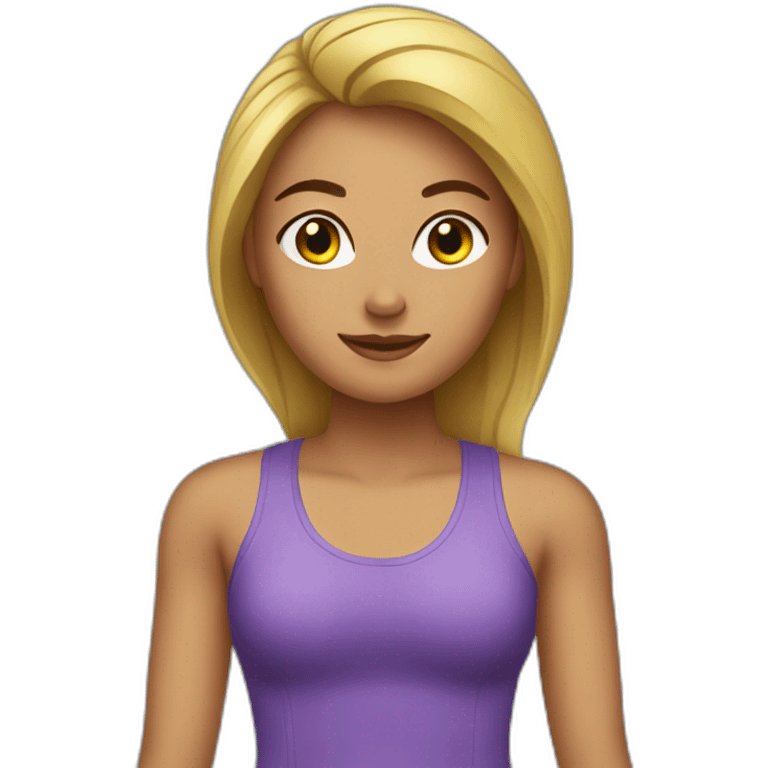 Mujer fitness  emoji