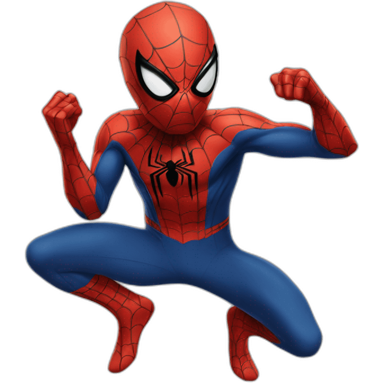 Spider man qui dab emoji