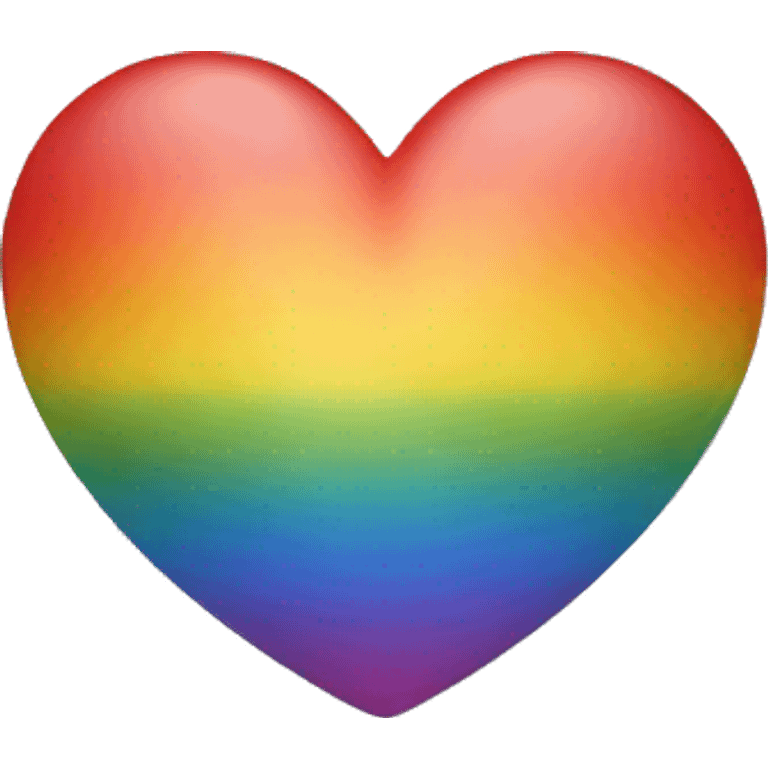 rainbow colored heart emoji