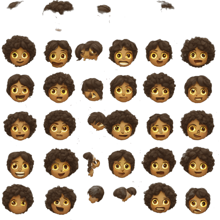 A funny Children  emoji