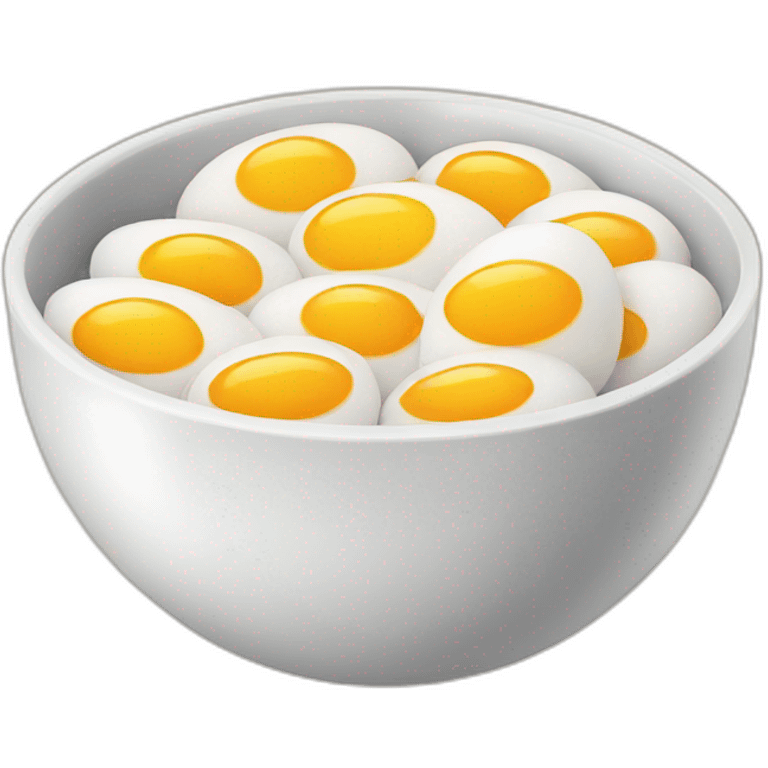 bowl of eggs emoji