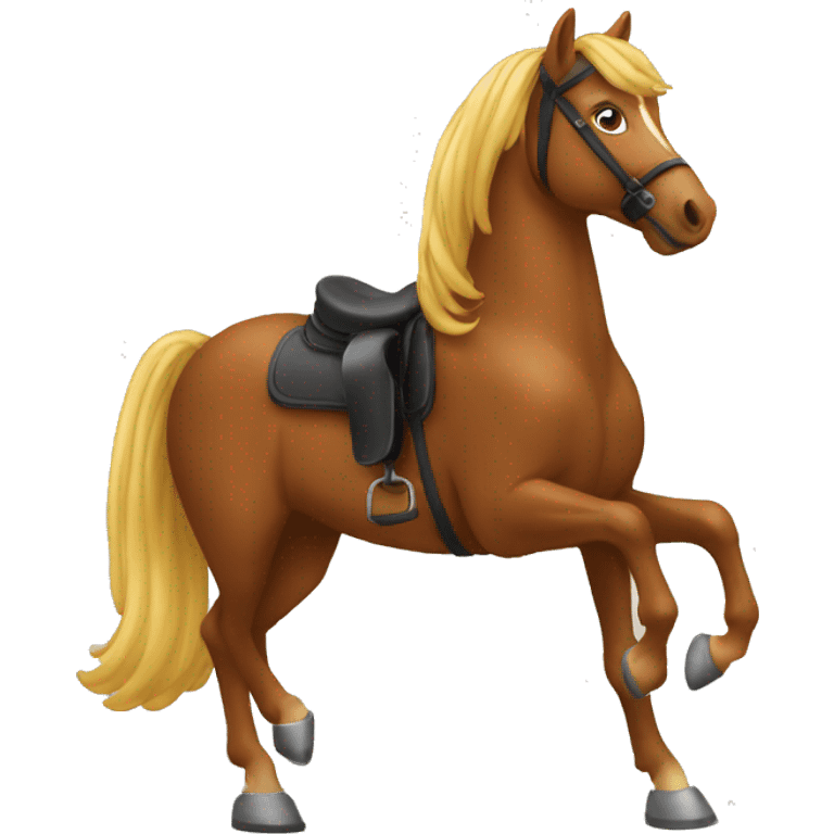 Moi sur cheval  emoji