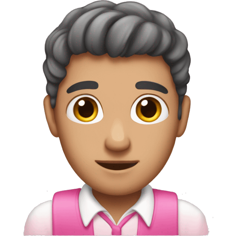 the word perfect pink themed emoji