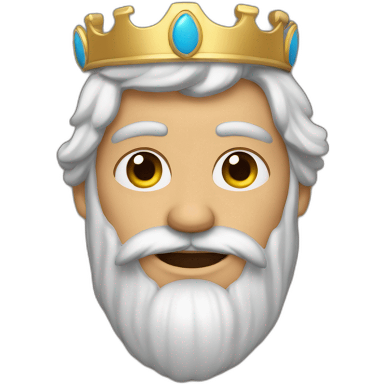 un rey con barba pelirroja emoji