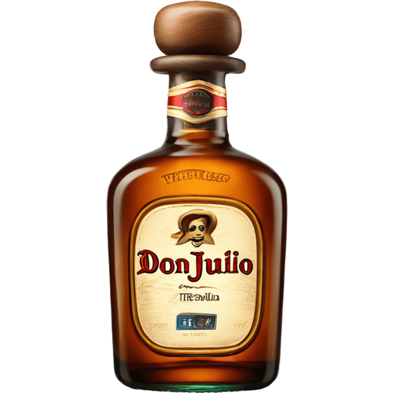 Don  Julio 1942 tequila bottle  emoji