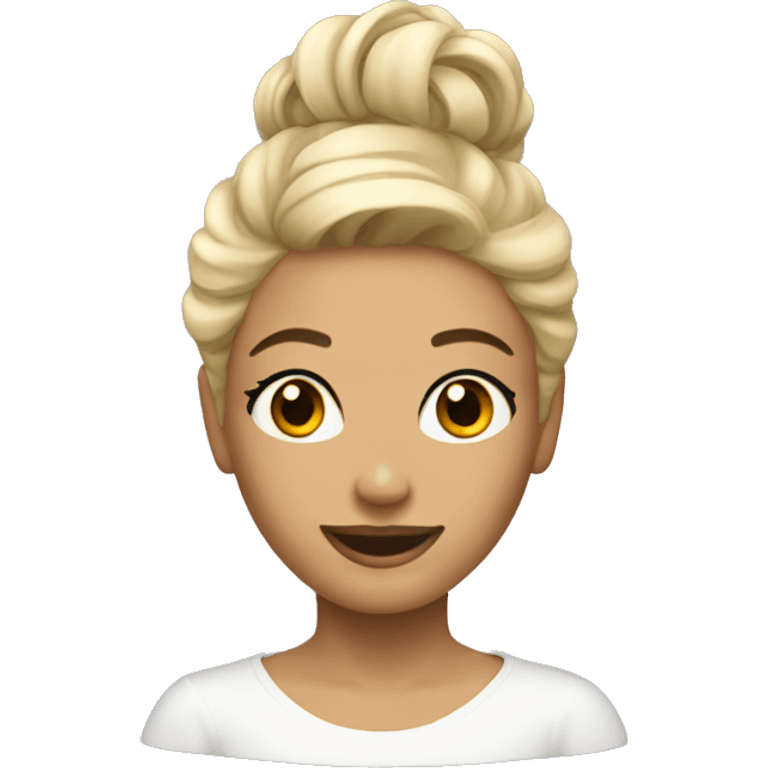 Coiffeuse beige emoji