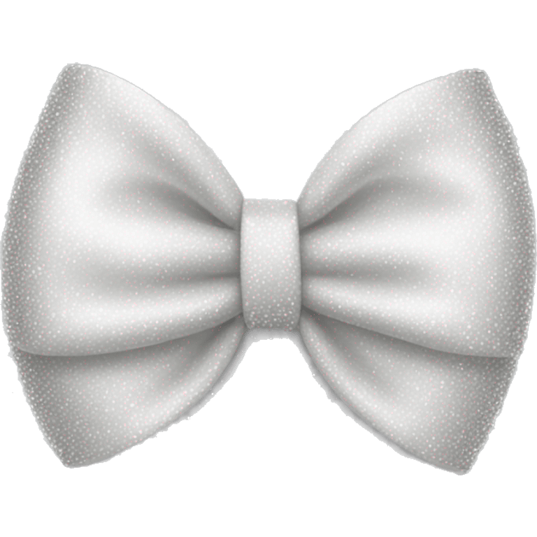 white sparkly bow emoji