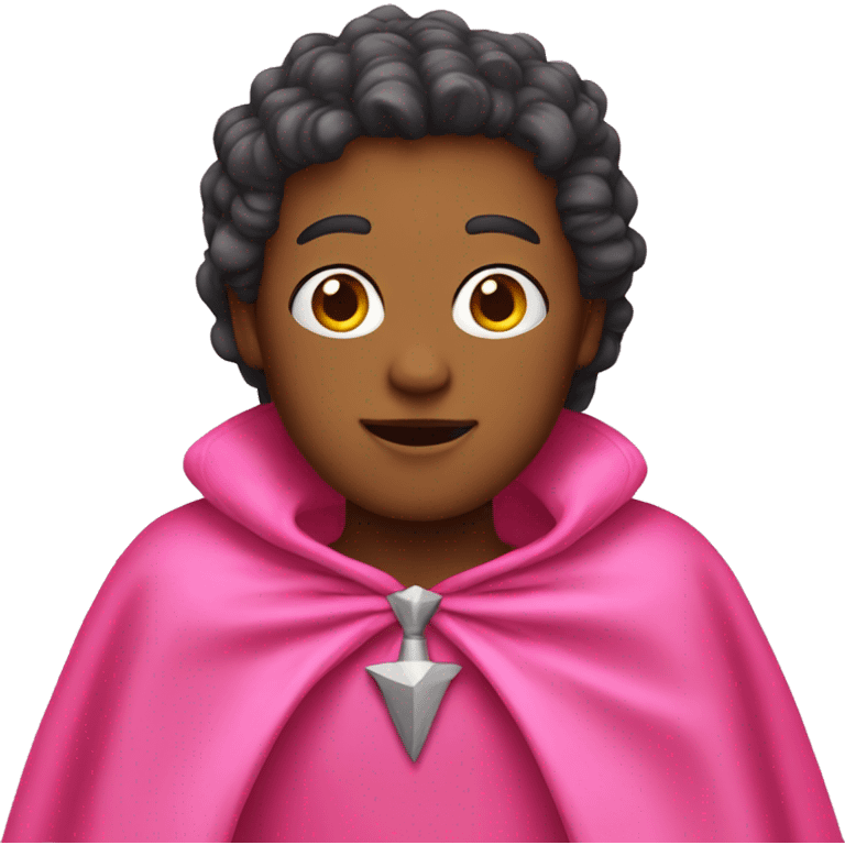 Pink cape emoji