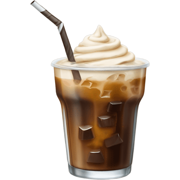 Ice coffee emoji