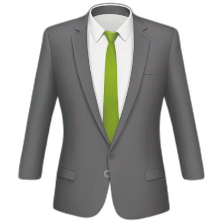 top of suit, in vector format modern and simple emoji