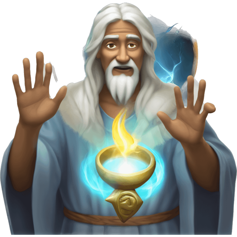 Gnostic Priest, Sage, Shaman of the light of Christ. Patronus charm emoji