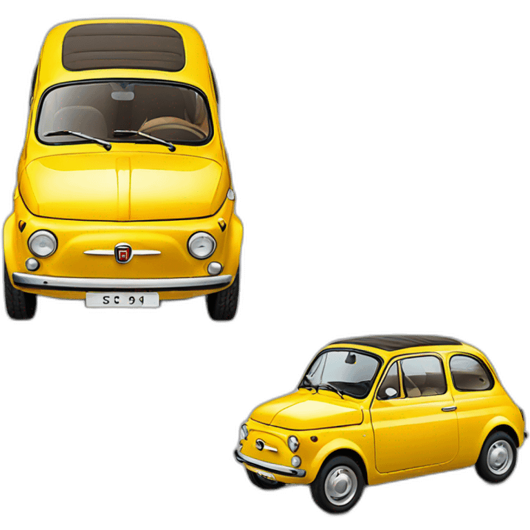 Fiat 500 emoji