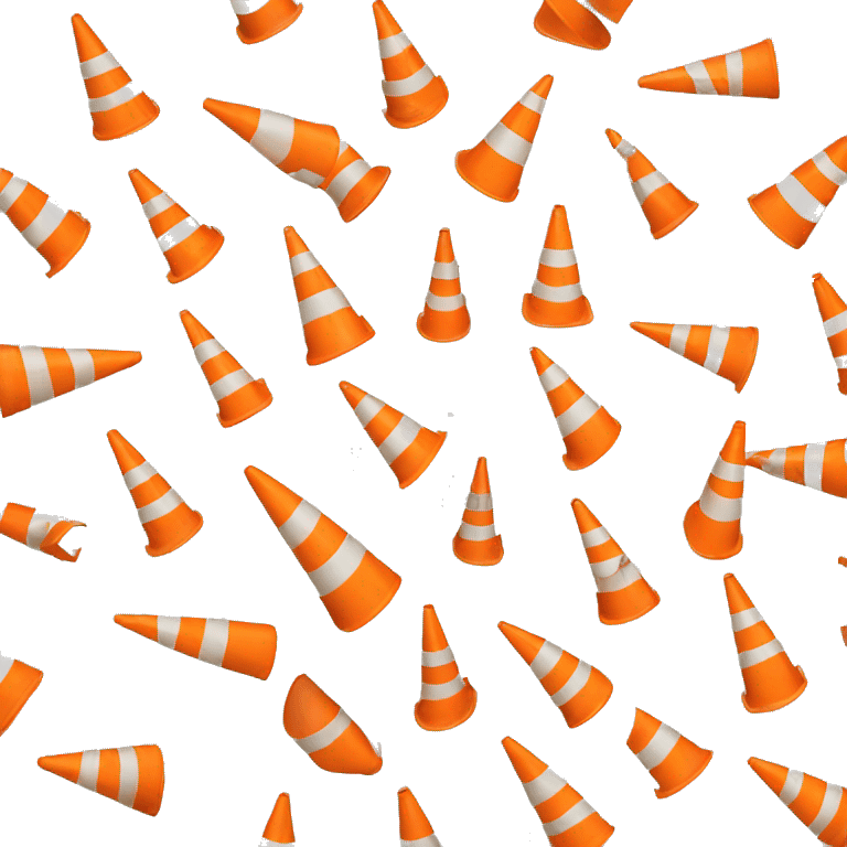 Traffic cone emoji