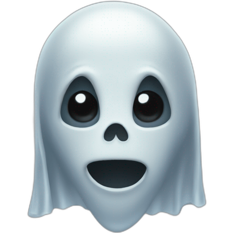 Realistic ghost emoji