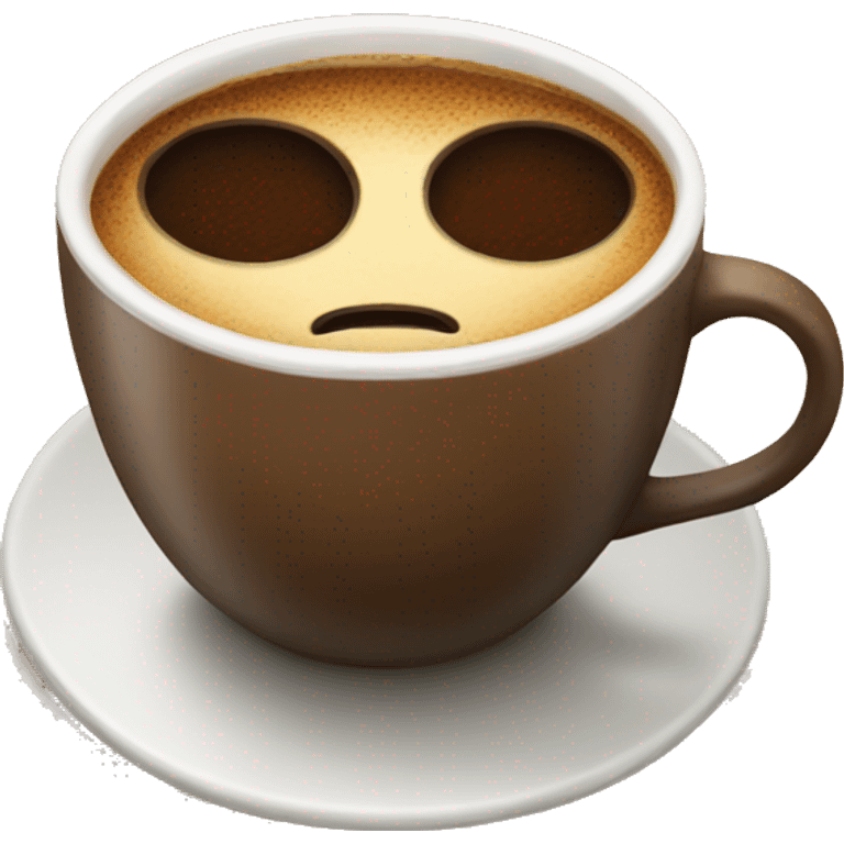 coffee on table emoji