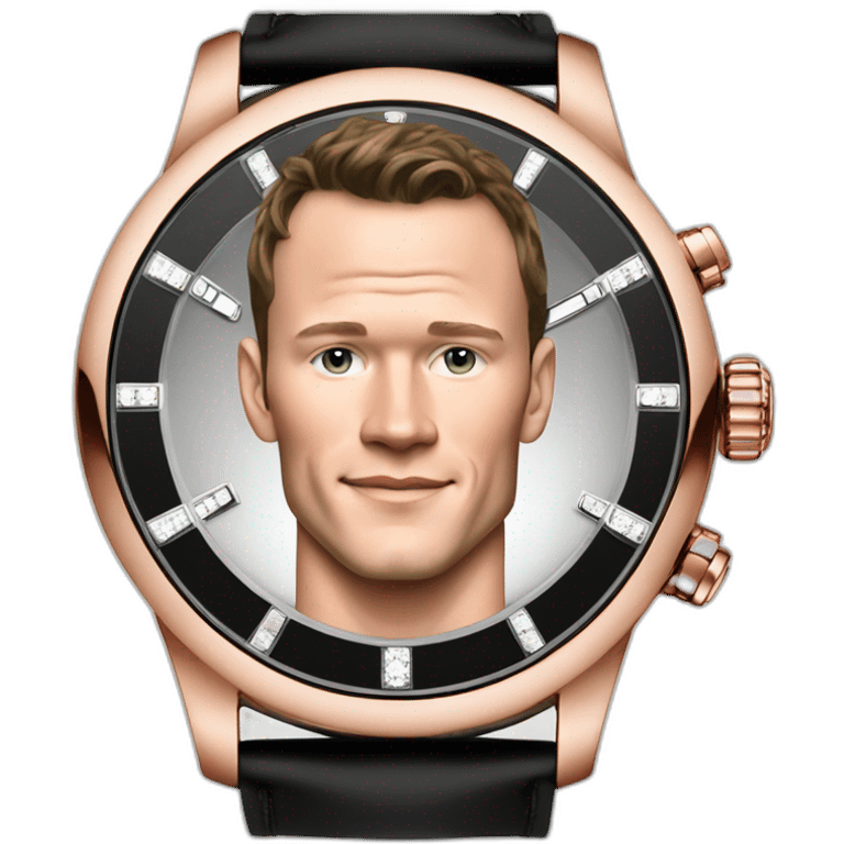 Jonathan Toews as a luxury wristwatch emoji