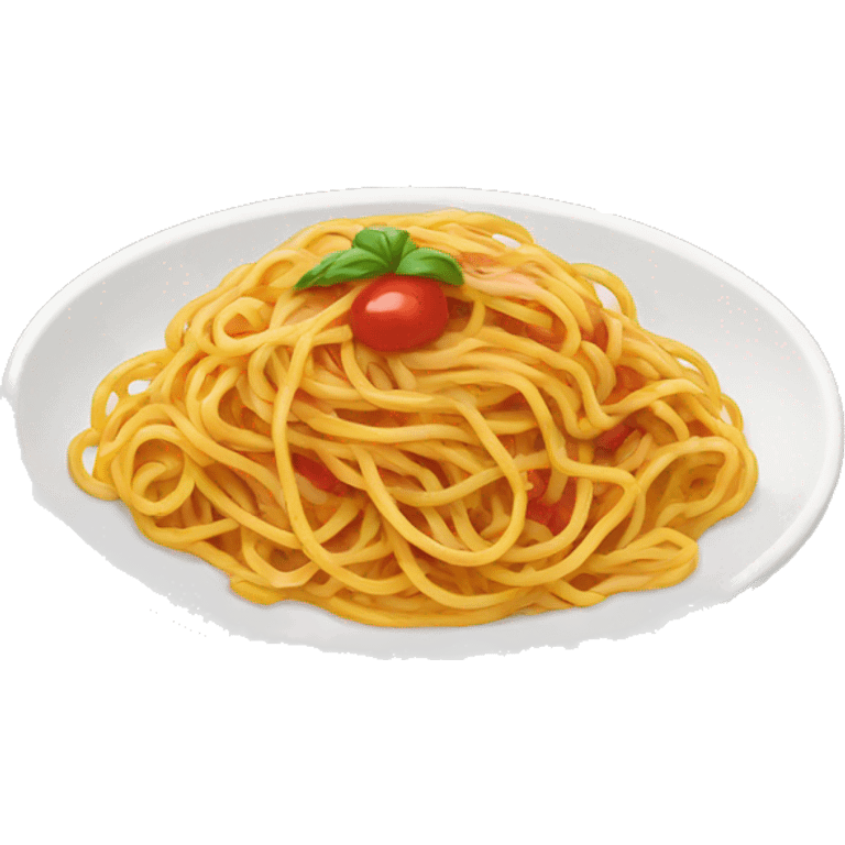 hot spaghetti emoji