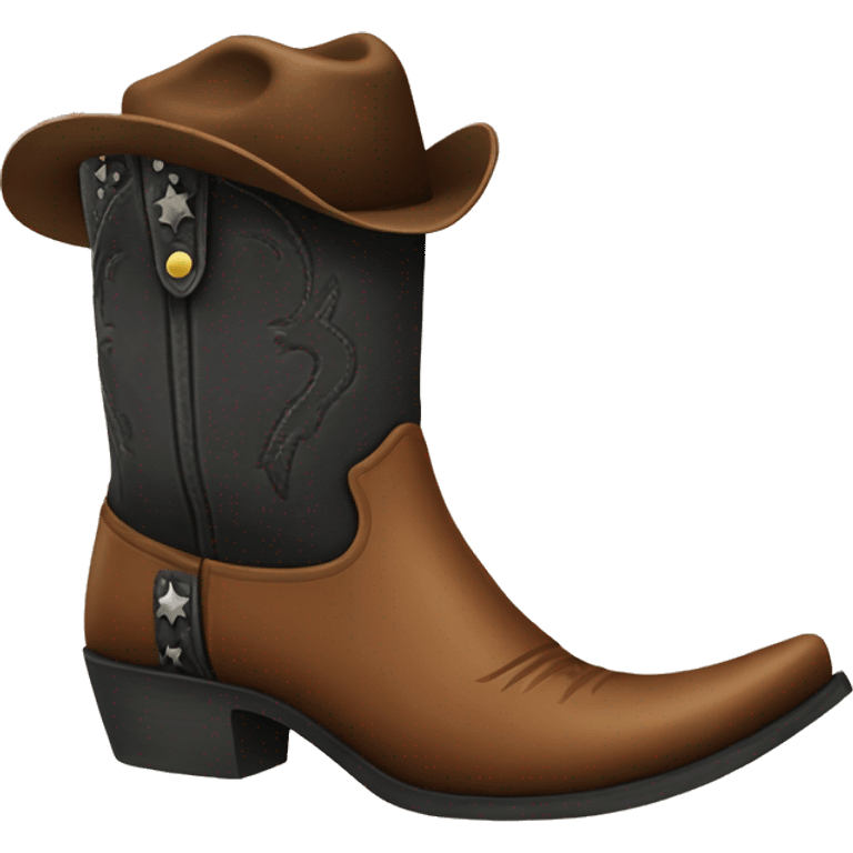 Cowboy boot emoji