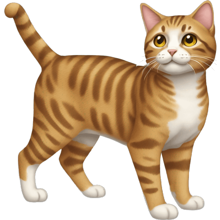 Tabby Cat Full Body emoji