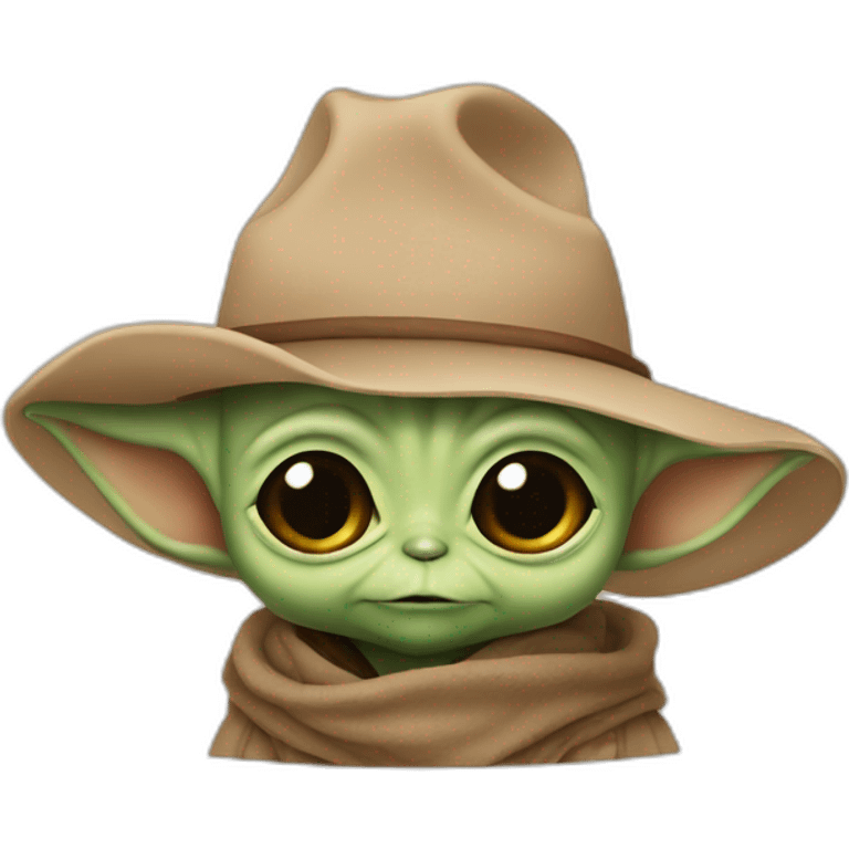 baby yoda cowboy hat emoji