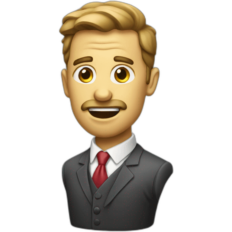 Greedy banker emoji