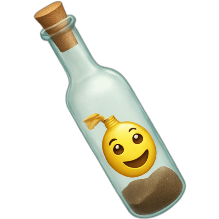 Message in a bottle emoji