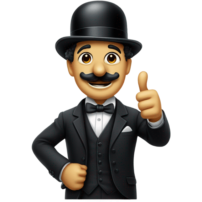 Charlie Chaplin thumbs up emoji