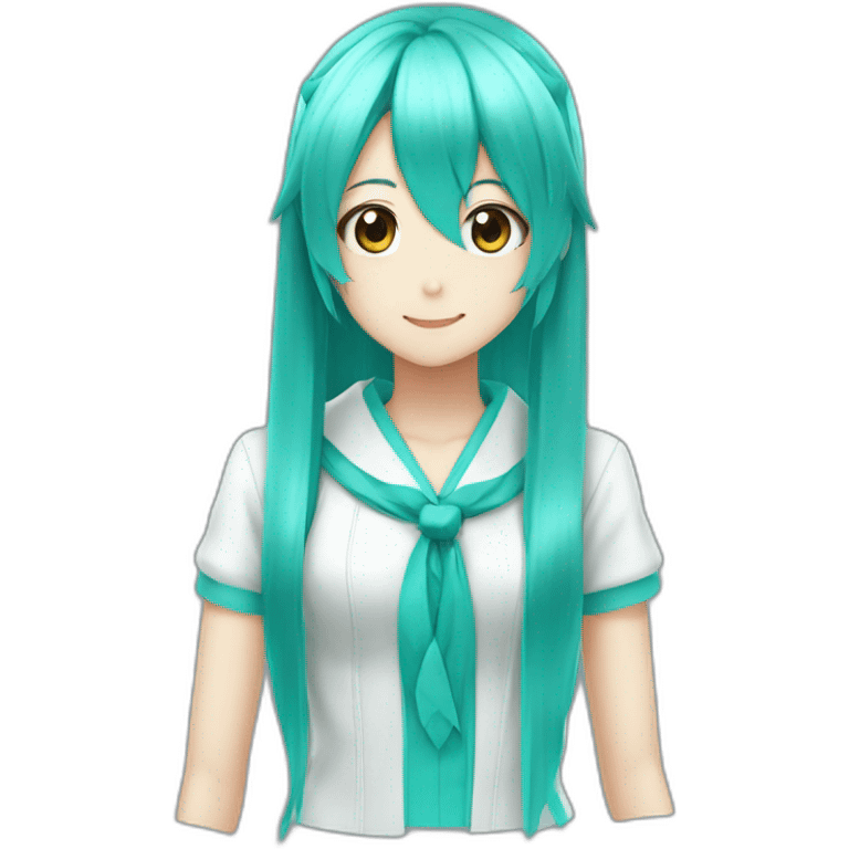 Hatsune miku rousse emoji